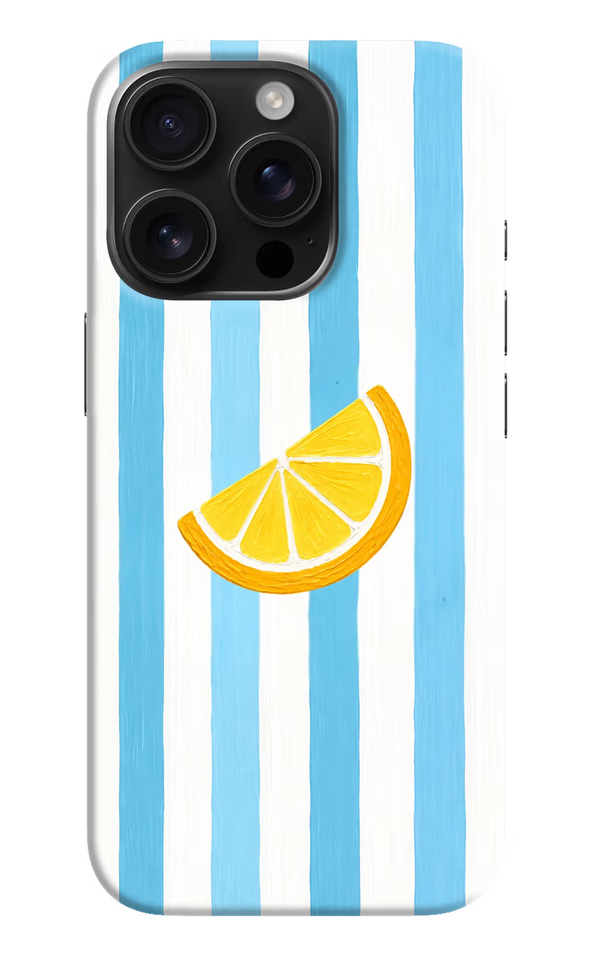 Summer Lemon iPhone 16 Pro Hard Case Back Cover by Casekaro