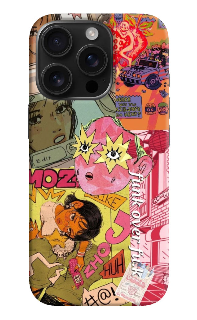 Funkover iPhone 16 Pro Hard Case Back Cover by Casekaro