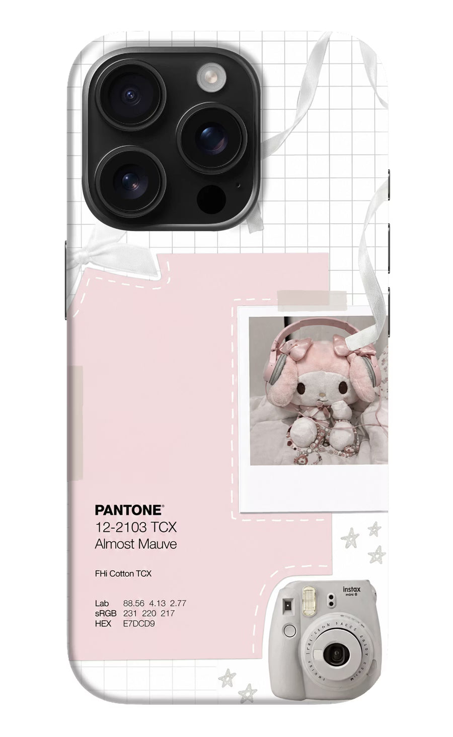 Pantone Asthetic iPhone 16 Pro Back Cover, Hard case