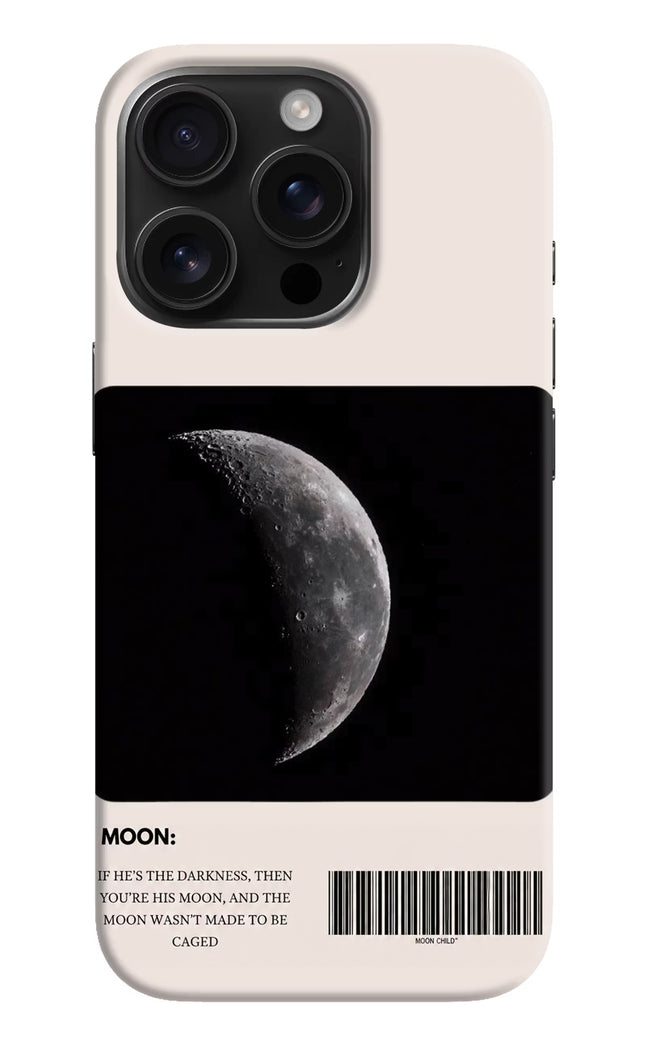 Moon Phase iPhone 16 Pro Hard Case Back Cover by Casekaro
