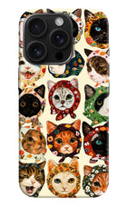 Cool Cat iPhone 16 Pro Hard Case Back Cover by Casekaro