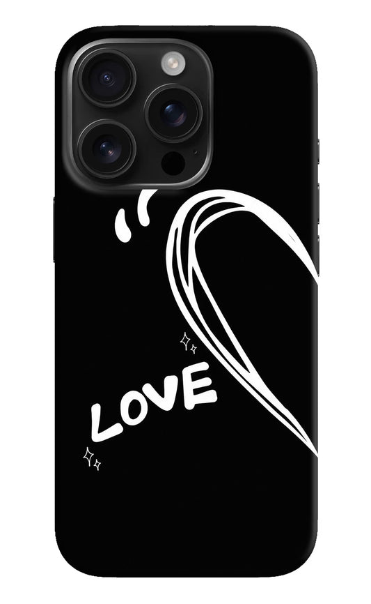 Love Line iPhone 16 Pro Hard Case Back Cover by Casekaro