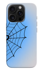 Blue Web iPhone 16 Pro Hard Case Back Cover by Casekaro
