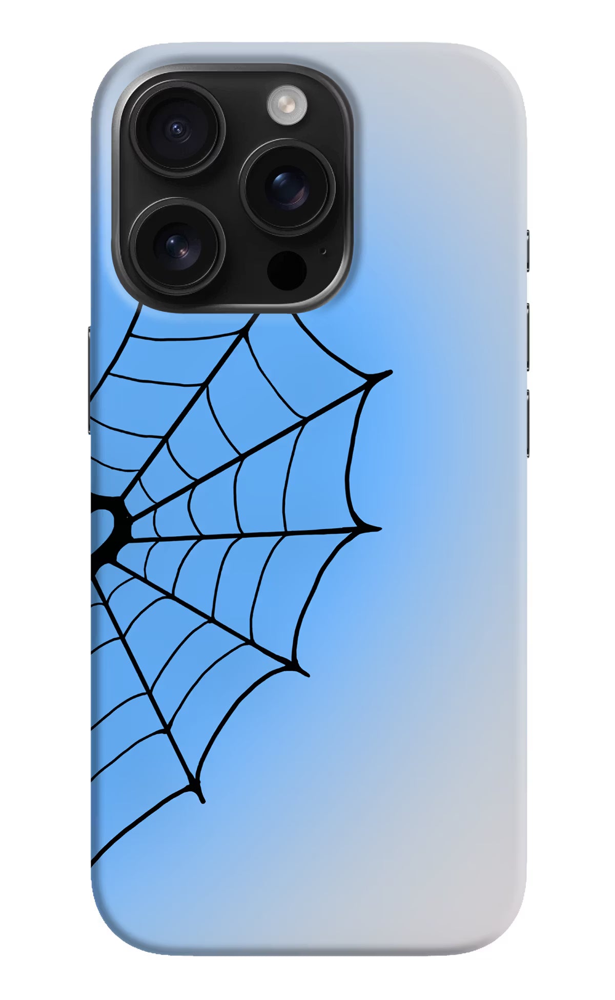 Blue Web iPhone 16 Pro Back Cover