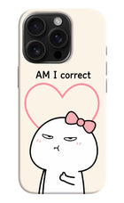 Always Right iPhone 16 Pro Hard Case Back Cover by Casekaro
