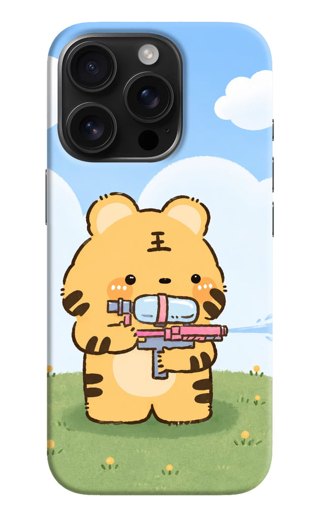Tiger Treat iPhone 16 Pro Hard Case Back Cover by Casekaro