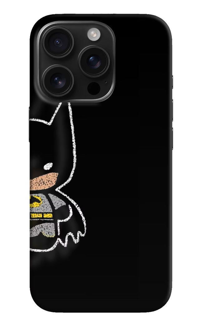 Bat Kitty iPhone 16 Pro Hard Case Back Cover by Casekaro