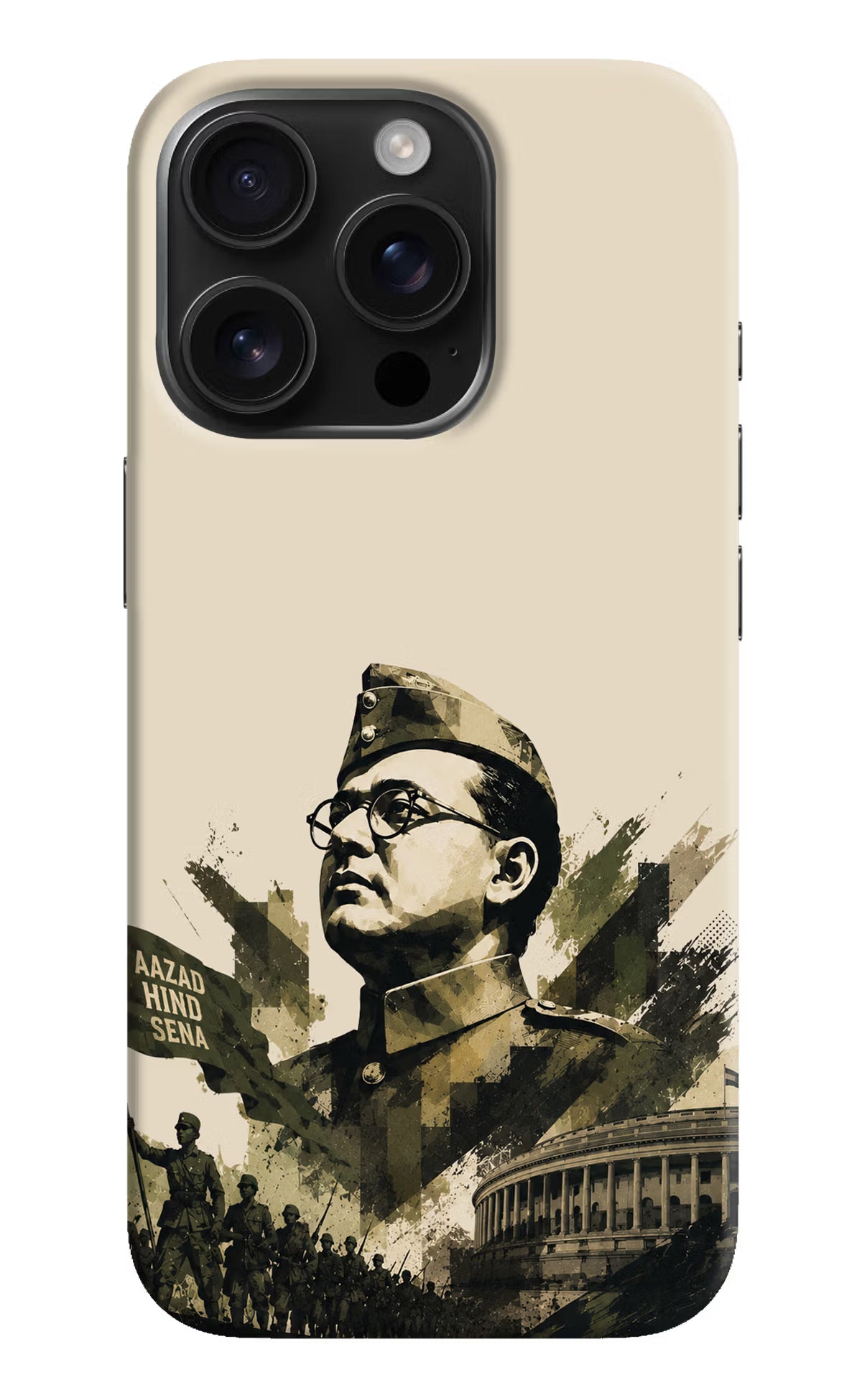 Netaji Rising iPhone 16 Pro Back Cover