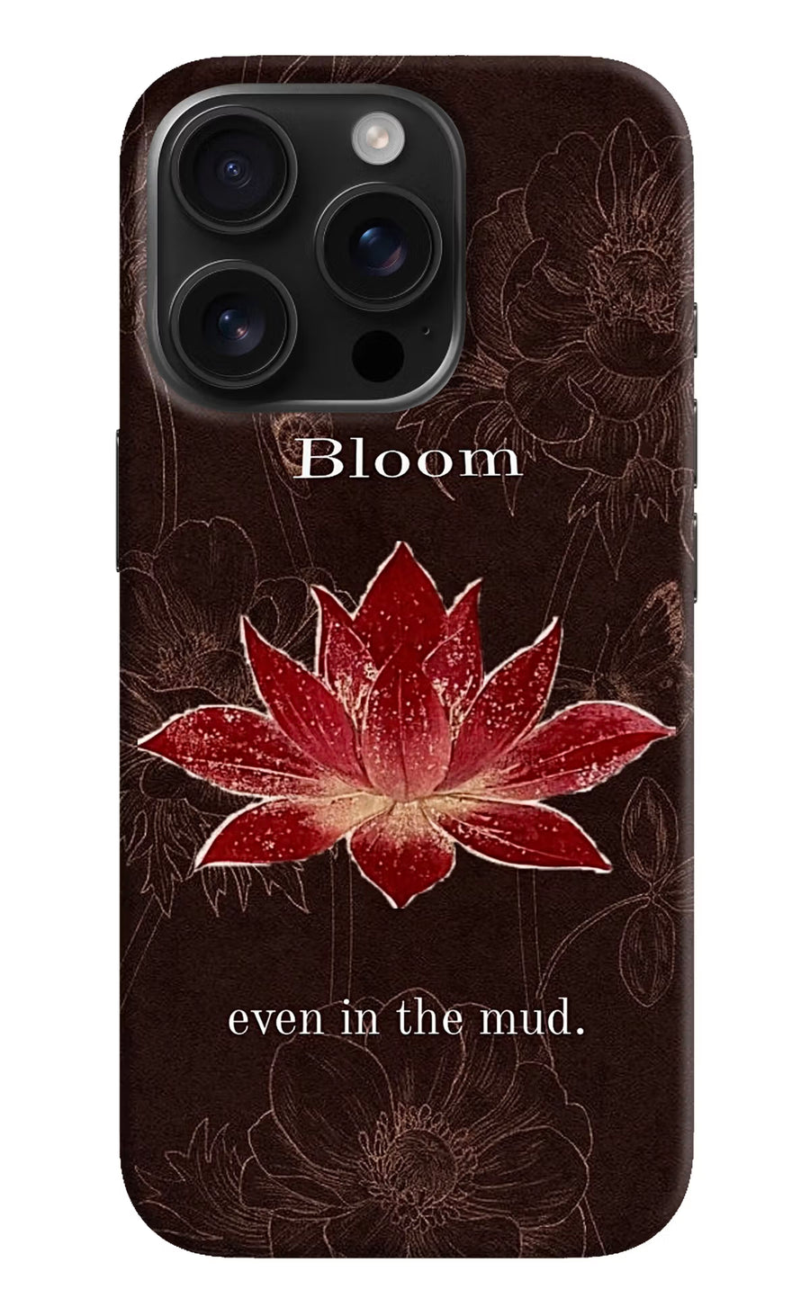 Bloom iPhone 16 Pro Back Cover, Hard case