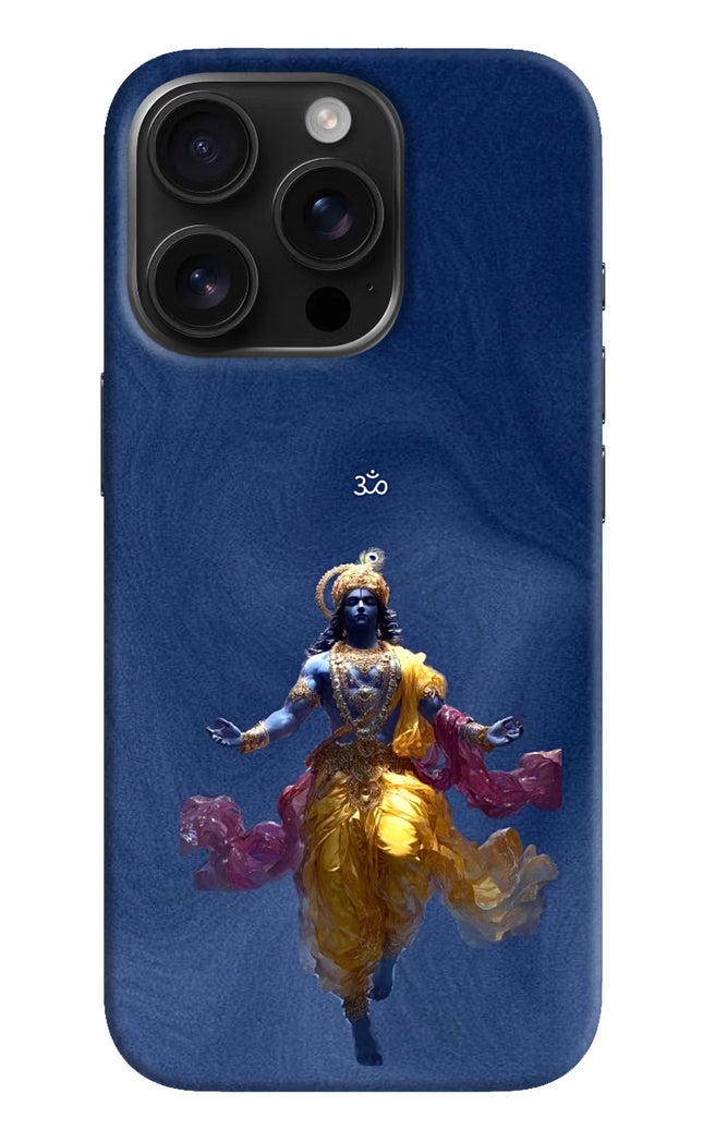 Cosmic Krishna iPhone 16 Pro Hard Case Back Cover by Casekaro