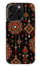 Boho Noir iPhone 16 Pro Hard Case Back Cover by Casekaro