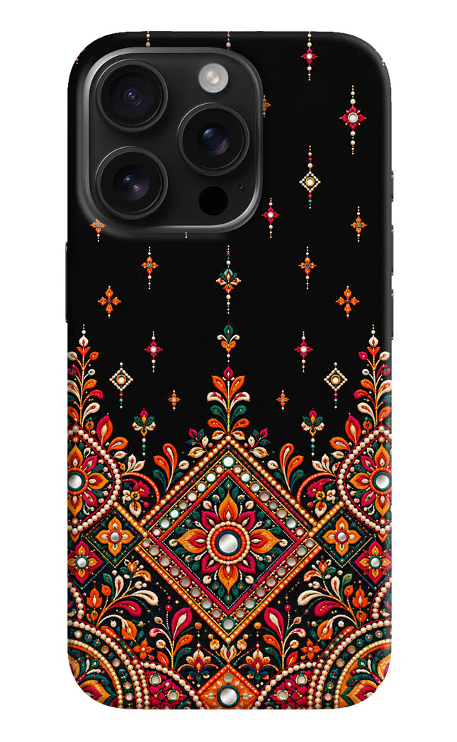 Noir Mehfil iPhone 16 Pro Hard Case Back Cover by Casekaro