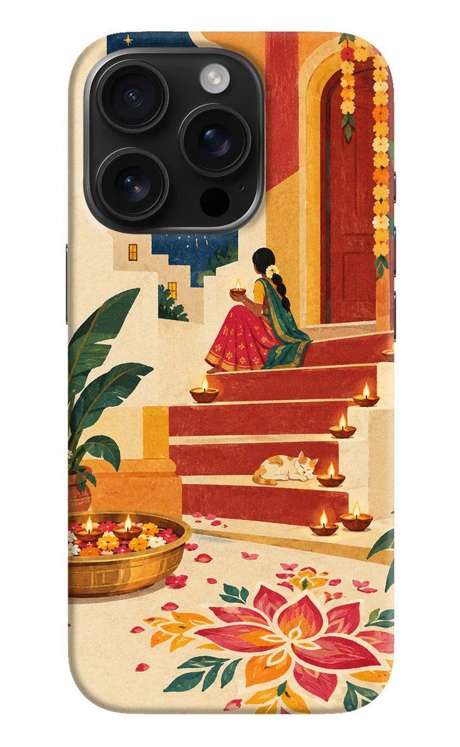 Diwali Rangoli iPhone 16 Pro Back Cover