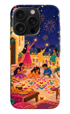 Diwali Night iPhone 16 Pro Back Cover