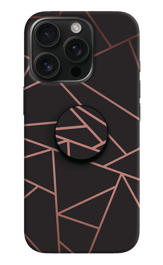 Geometric Pattern iPhone 16 Pro Pop Case