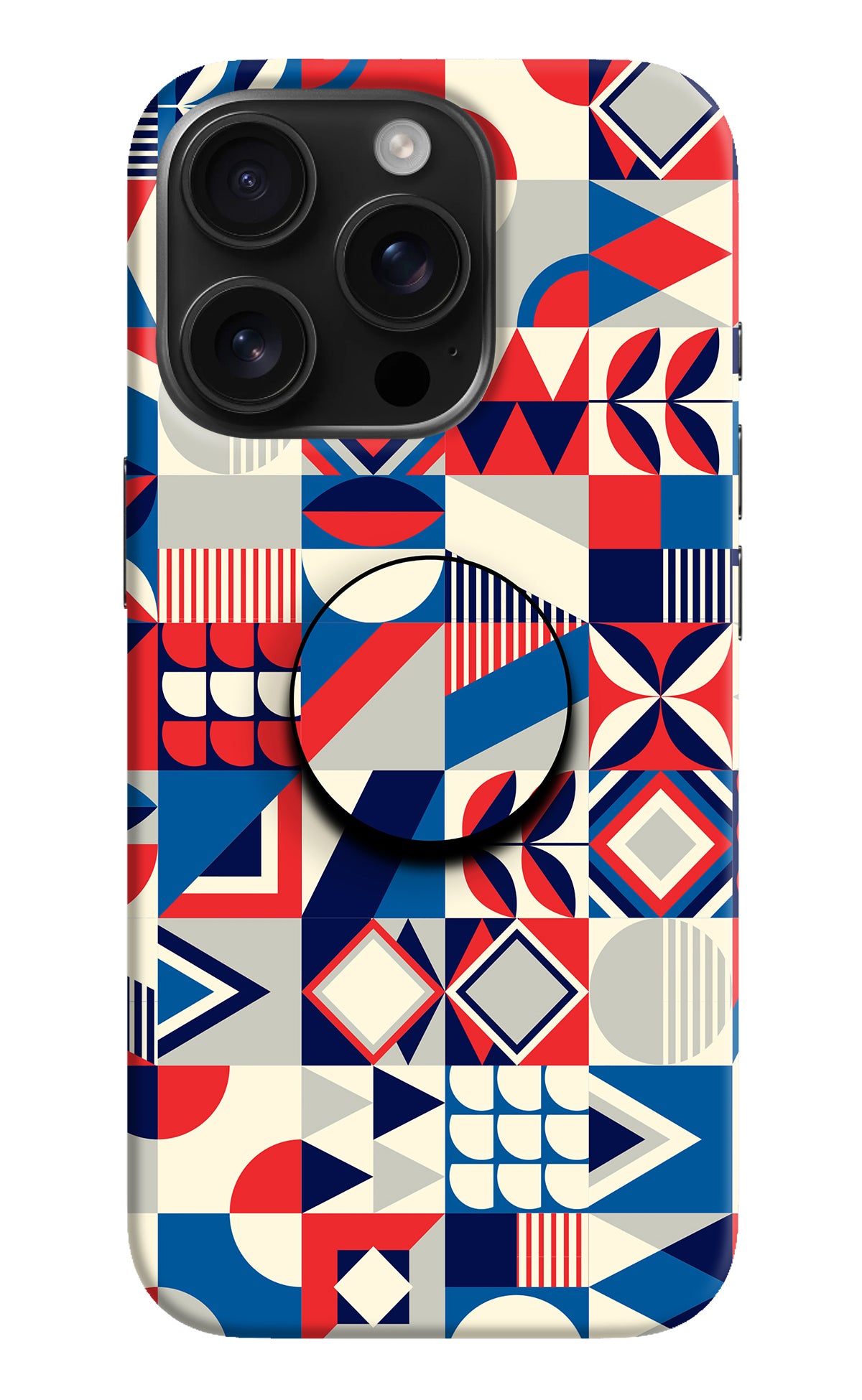 Colorful Pattern iPhone 16 Pro Pop Case