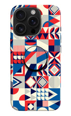 Colorful Pattern iPhone 16 Pro Pop Case by Casekaro