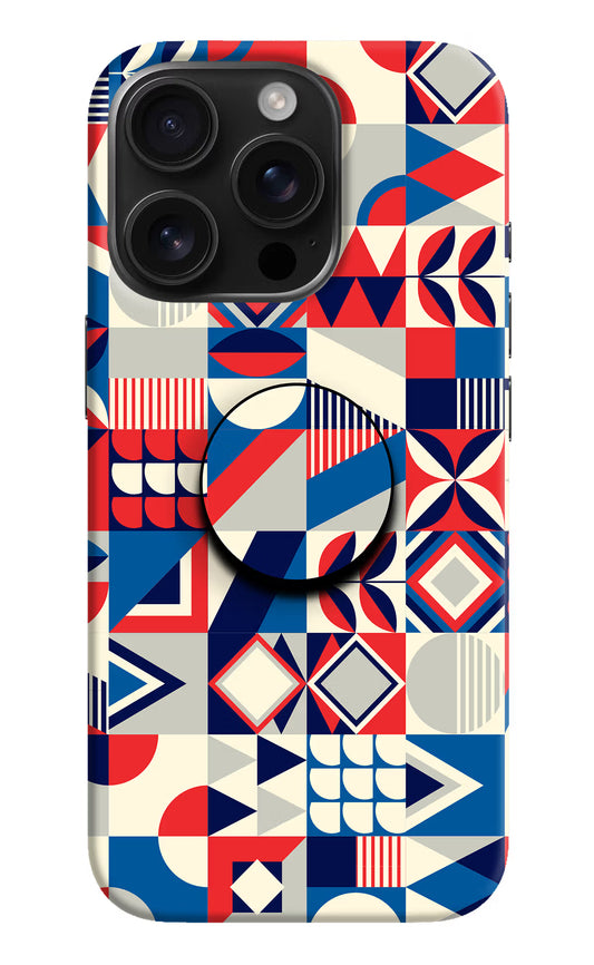 Colorful Pattern iPhone 16 Pro Pop Case by Casekaro