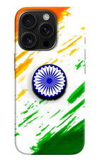 Indian Flag Ashoka Chakra iPhone 16 Pro Pop Case by Casekaro