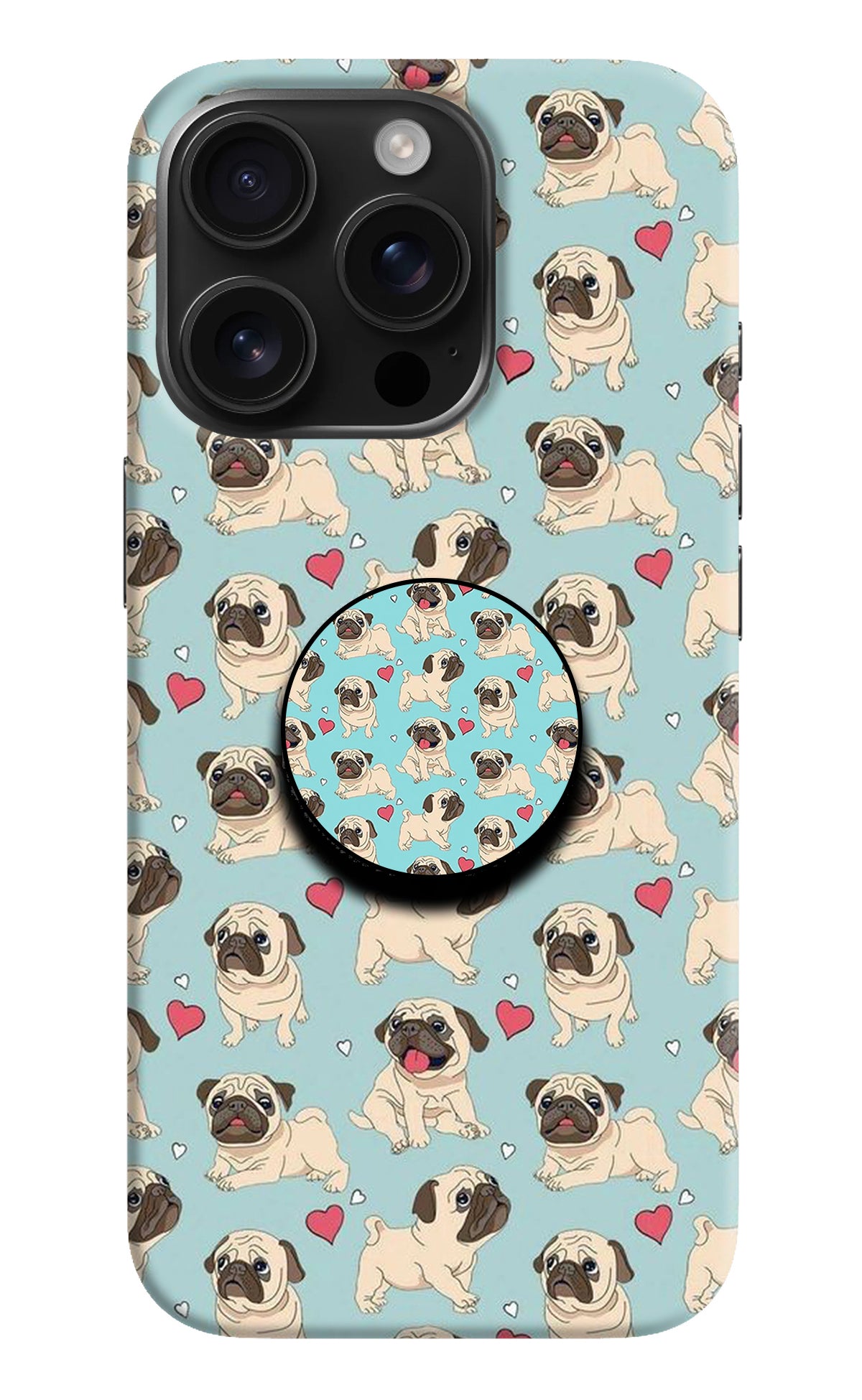 Pug Dog iPhone 16 Pro Pop Case