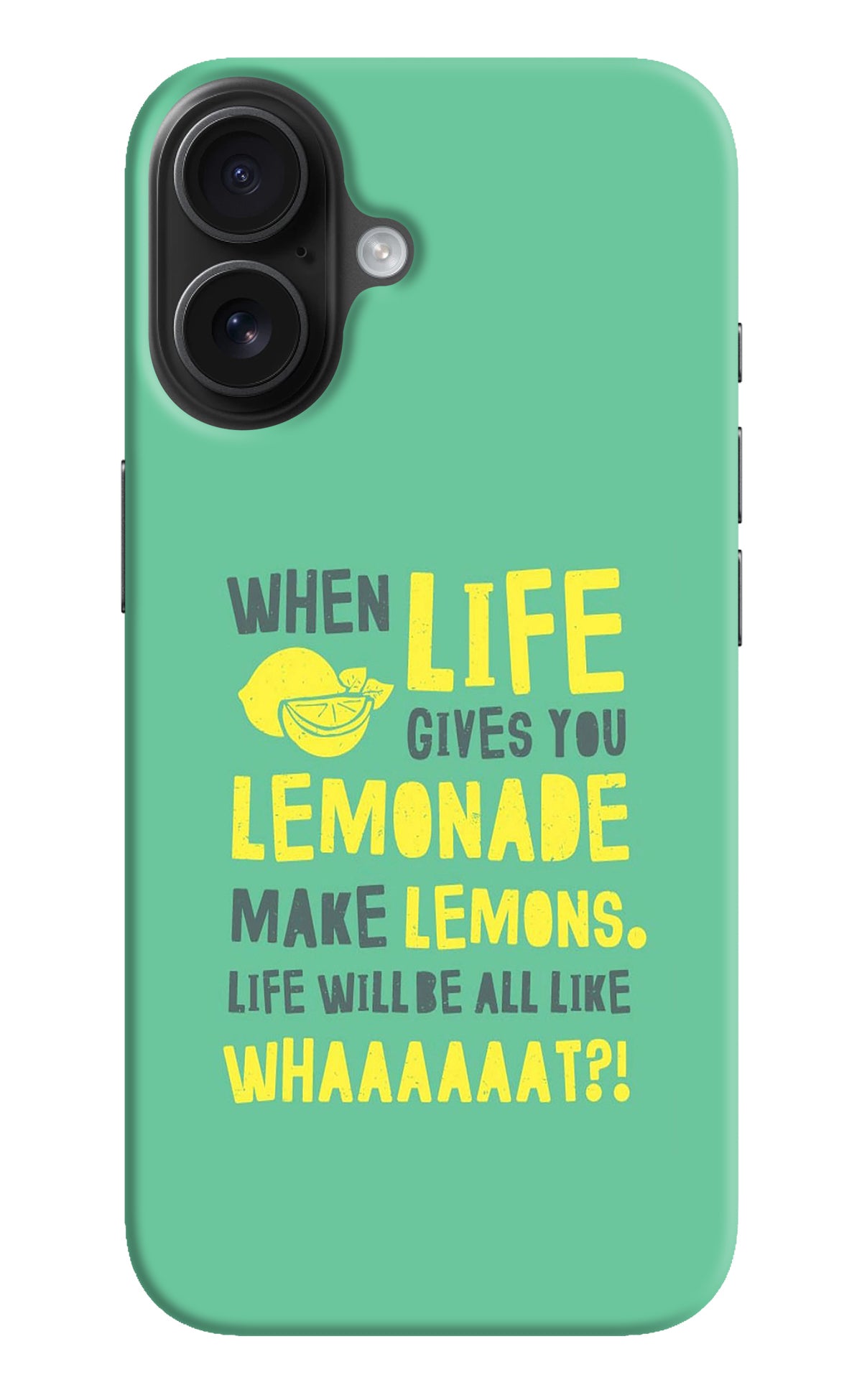 Quote iPhone 16 Plus Back Cover