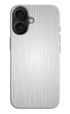 Wooden Grey Texture iPhone 16 Plus Hard Case Back Cover by Casekaro