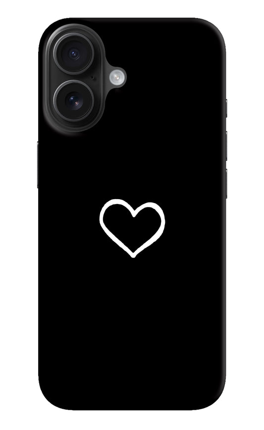 Heart iPhone 16 Plus Back Cover