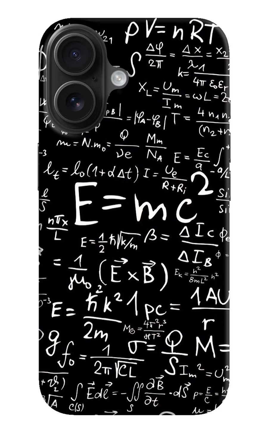 Physics Formula iPhone 16 Plus Back Cover, Hard case