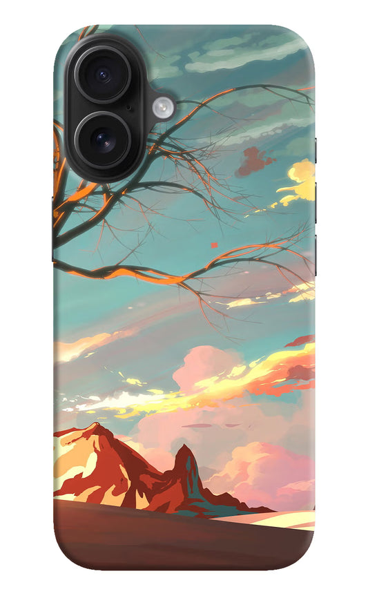 Scenery iPhone 16 Plus Hard Case Back Cover by Casekaro