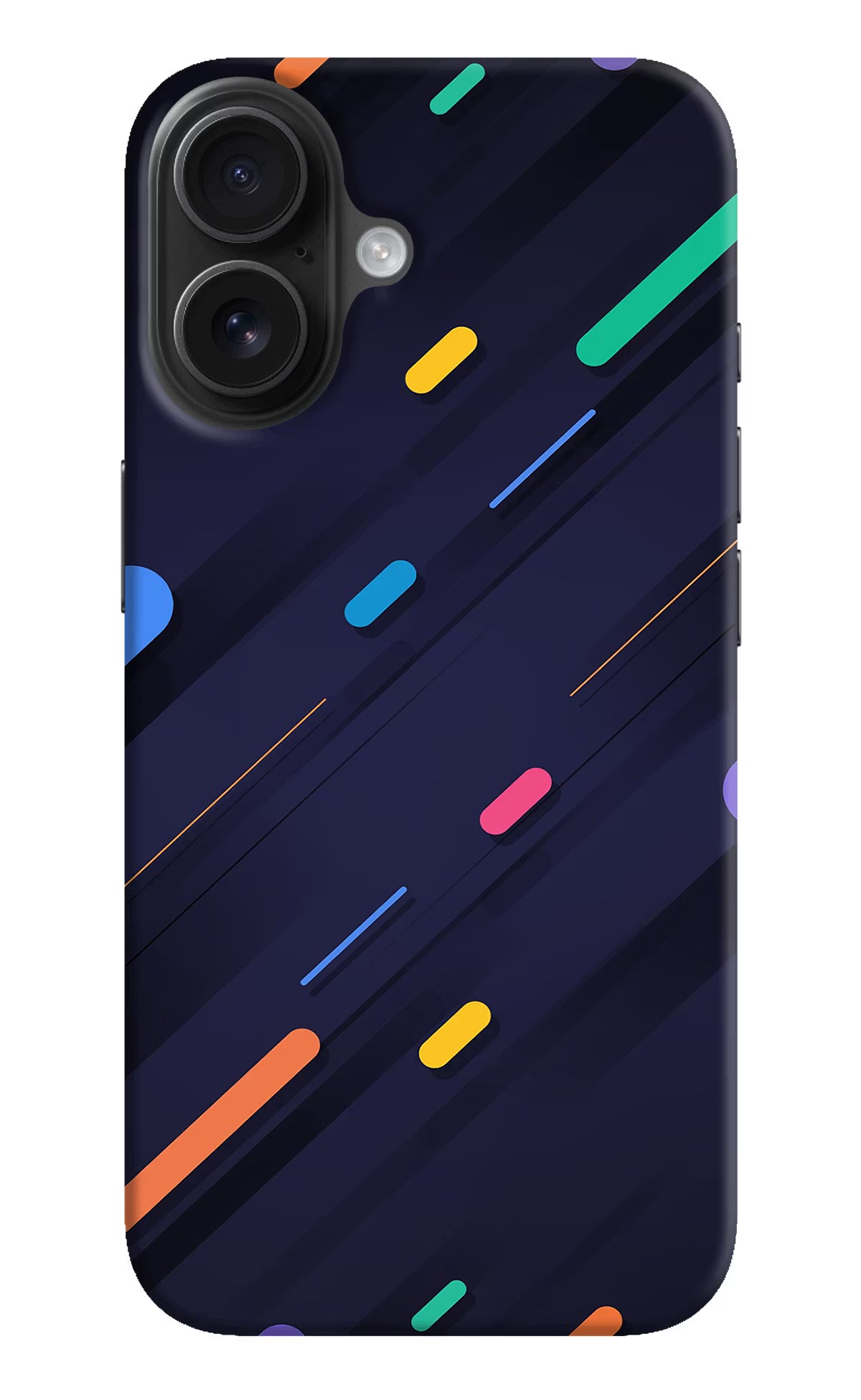 Abstract Design iPhone 16 Plus Hard Case Back Cover by Casekaro