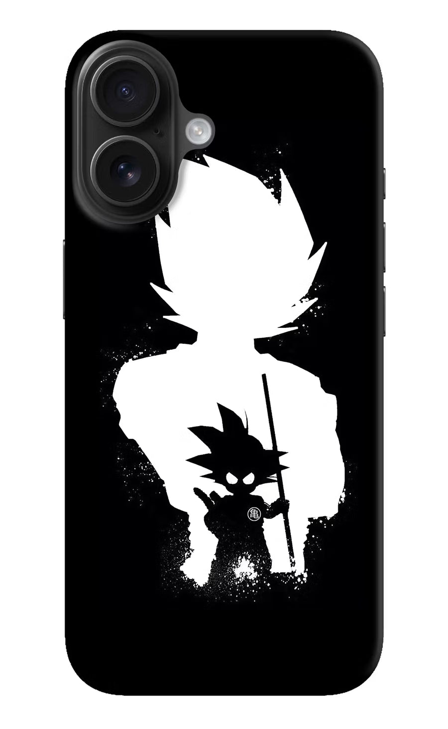 Goku Shadow iPhone 16 Plus Back Cover, Hard case