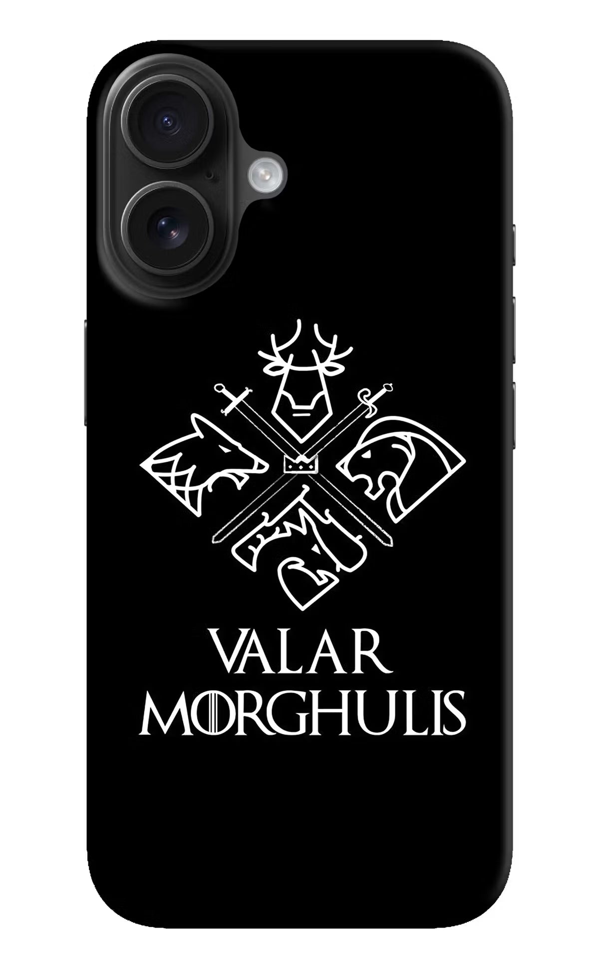 Valar Morghulis | Game Of Thrones iPhone 16 Plus Hard Case Back Cover by Casekaro