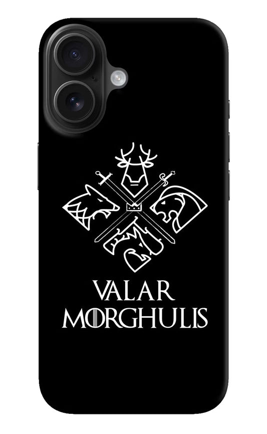 Valar Morghulis | Game Of Thrones iPhone 16 Plus Hard Case Back Cover by Casekaro