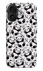 Cute Panda iPhone 16 Plus Hard Case Back Cover by Casekaro