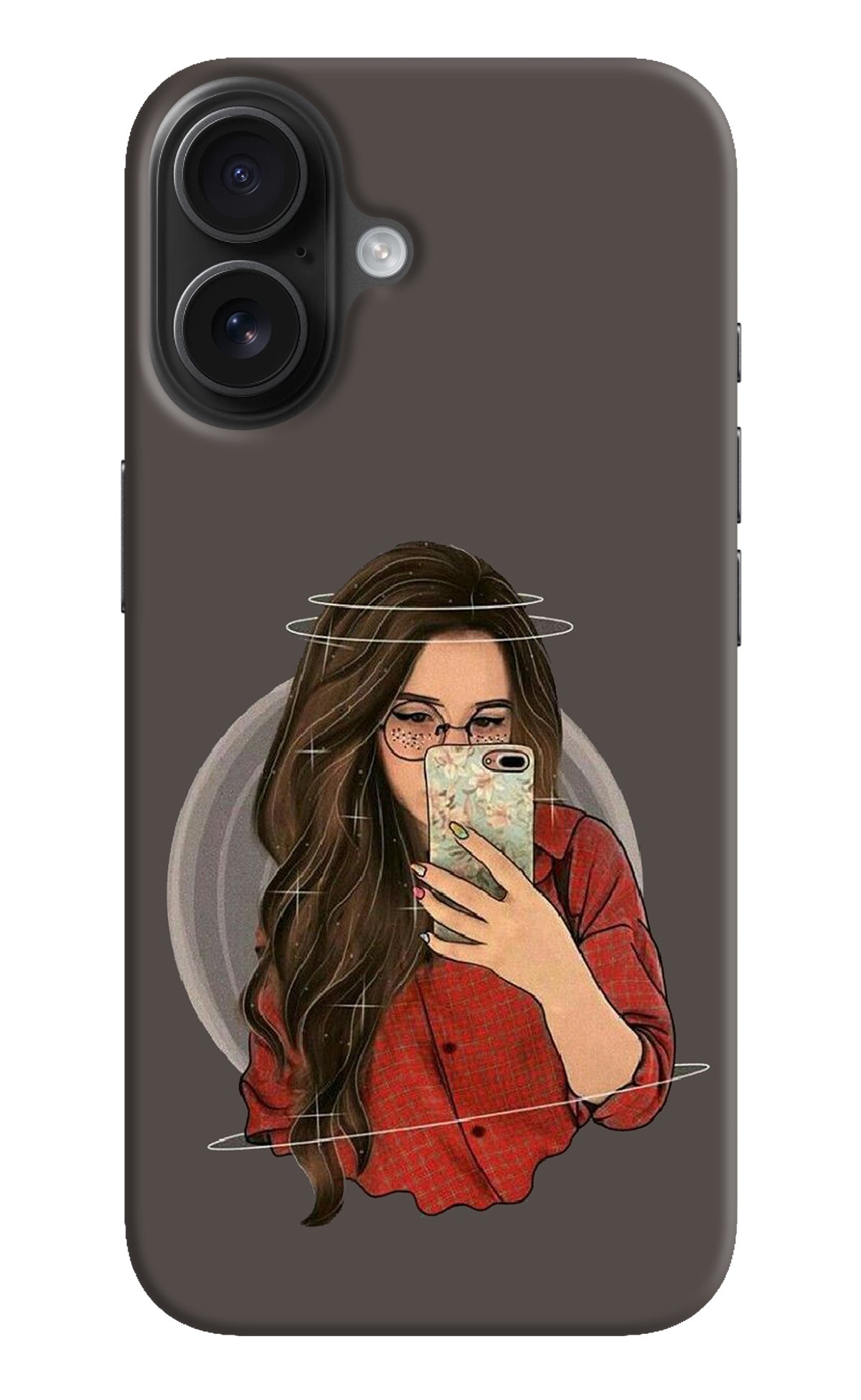 Selfie Queen iPhone 16 Plus Back Cover