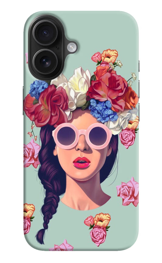 Pretty Girl iPhone 16 Plus Hard Case Back Cover by Casekaro