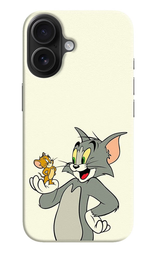Tom & Jerry iPhone 16 Plus Hard Case Back Cover by Casekaro