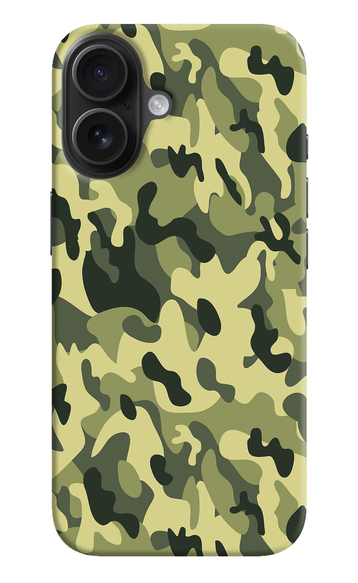 Camouflage iPhone 16 Plus Back Cover