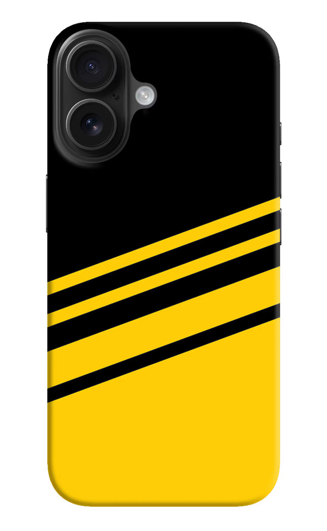 Yellow Shades iPhone 16 Plus Hard Case Back Cover by Casekaro