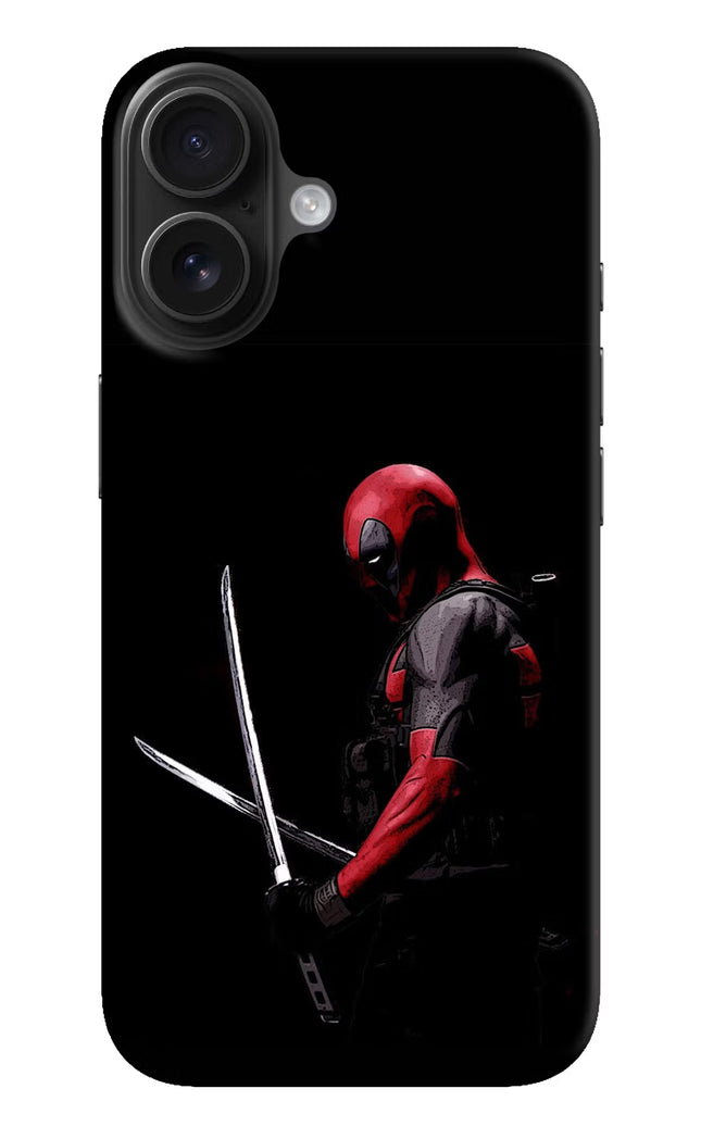 Deadpool iPhone 16 Plus Hard Case Back Cover by Casekaro