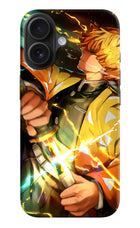 Demon Slayer iPhone 16 Plus Hard Case Back Cover by Casekaro