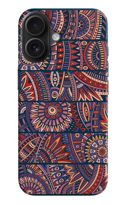 African Culture Design iPhone 16 Plus Hard Case Back Cover by Casekaro