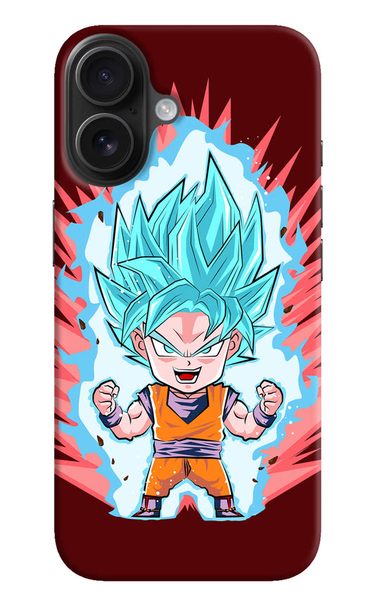 Goku Little iPhone 16 Plus Hard Case Back Cover by Casekaro