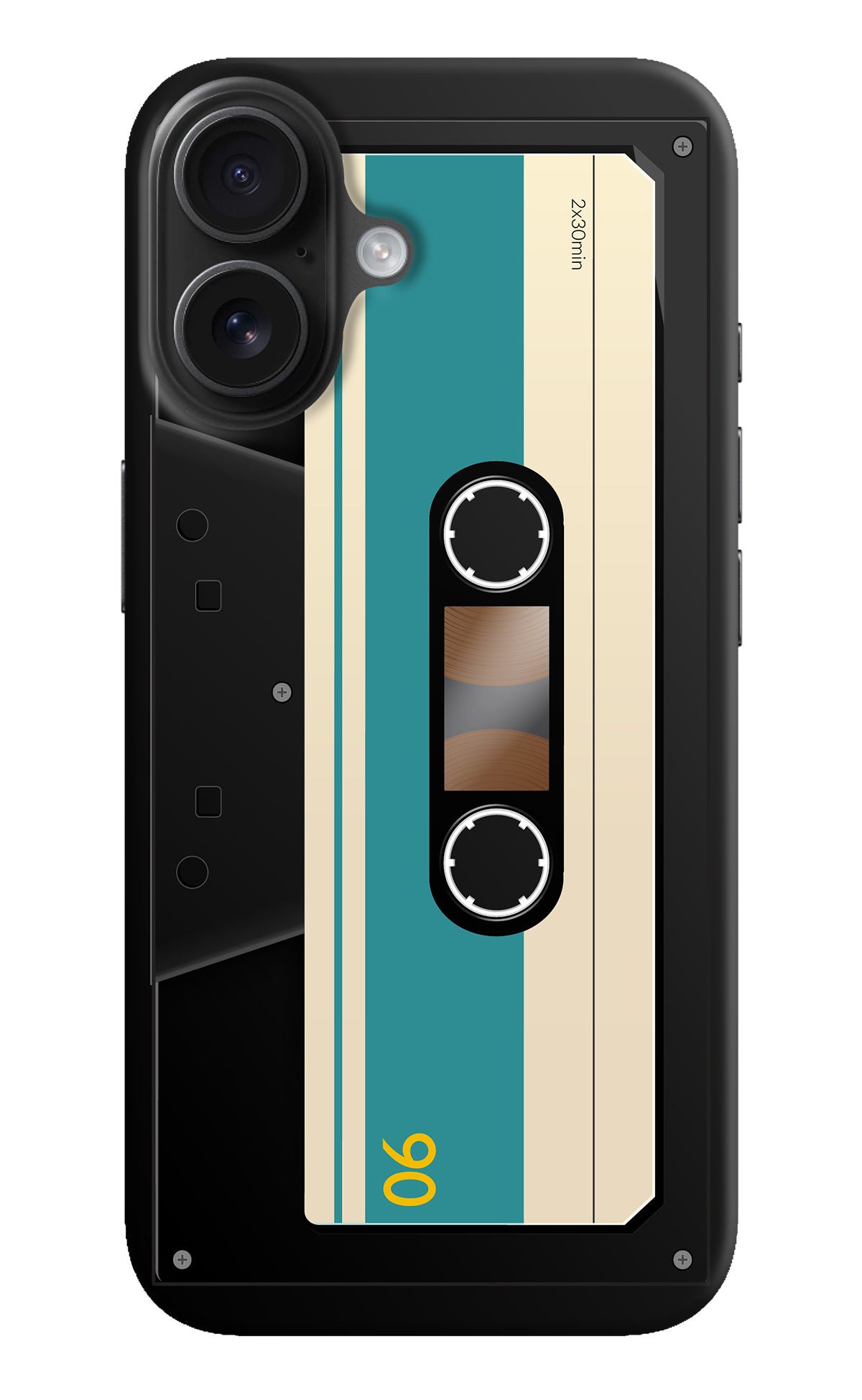 Cassette iPhone 16 Plus Back Cover