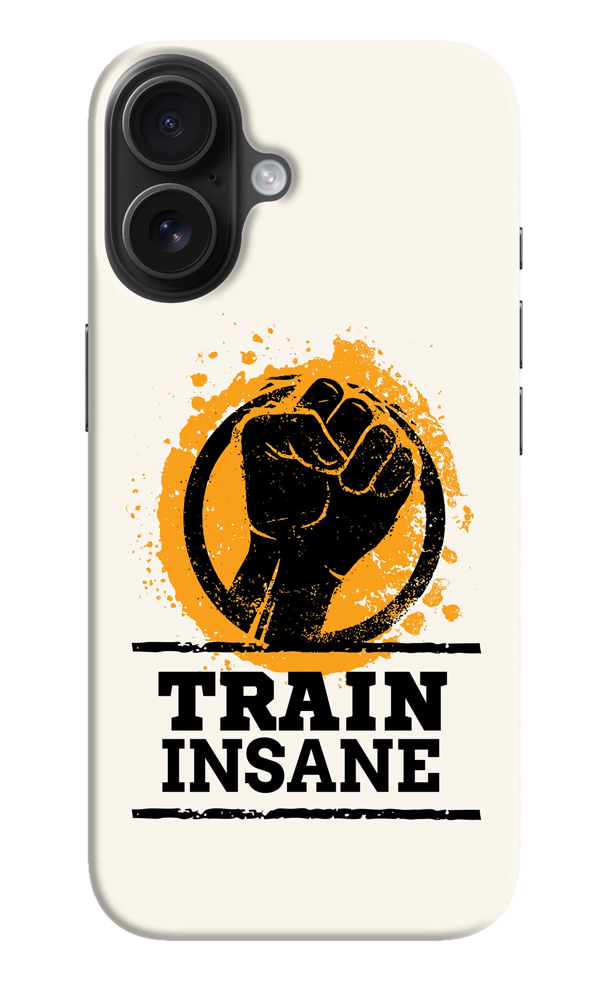 Train Insane iPhone 16 Plus Back Cover