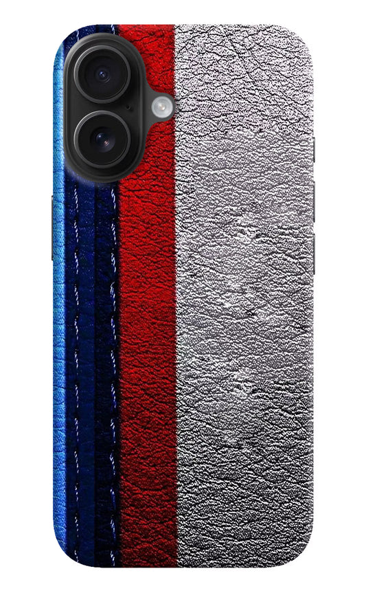 BMW Stripes iPhone 16 Plus Hard Case Back Cover by Casekaro