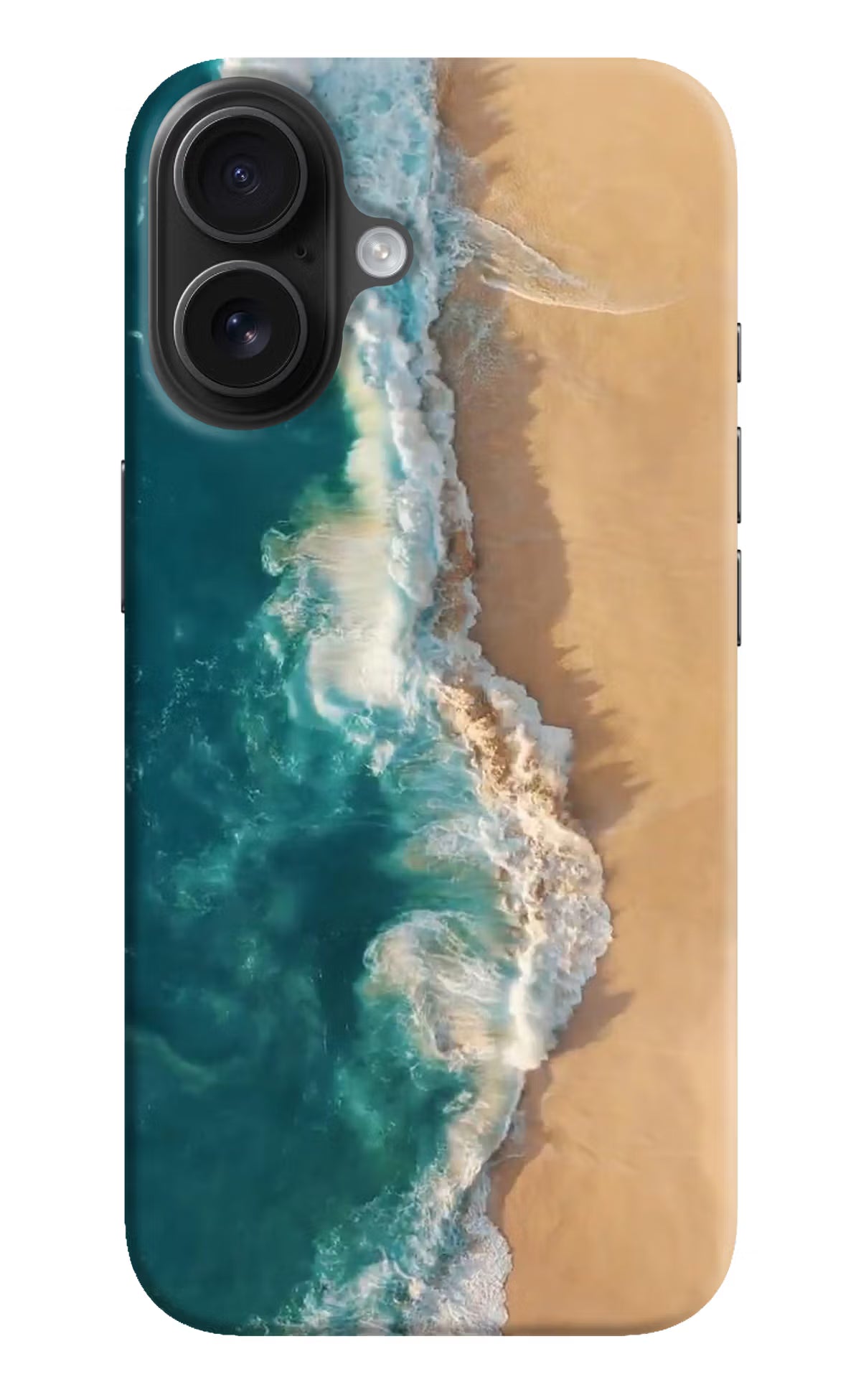 Ocean Beach iPhone 16 Plus Hard Case Back Cover by Casekaro