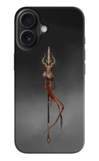 Shiv Trishul iPhone 16 Plus Hard Case Back Cover by Casekaro