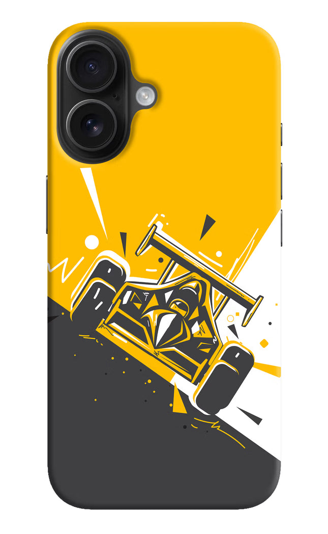 Track King iPhone 16 Plus Hard Case Back Cover by Casekaro
