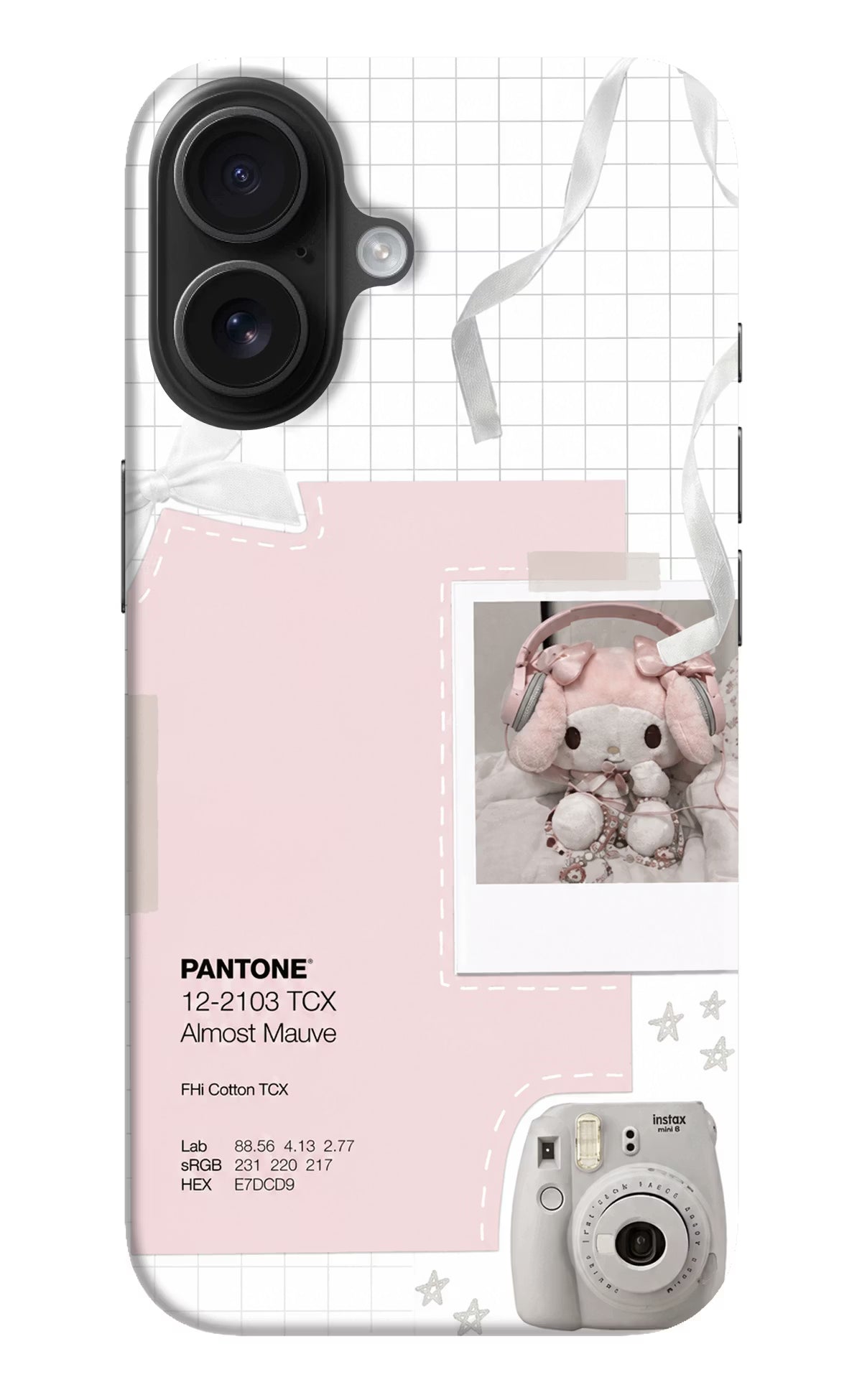 Pantone Asthetic iPhone 16 Plus Back Cover